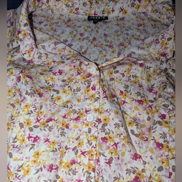 Torrid Poplin Colored Shirt Dress 👗 18-20/2x - Picture 9 of 12